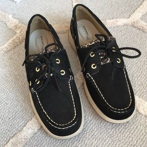 Sperry Leopard Boat Shoes
